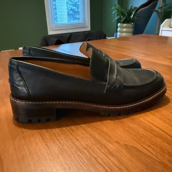Madewell Women’s Black Leather Corinne Loafers - Picture 9 of 12